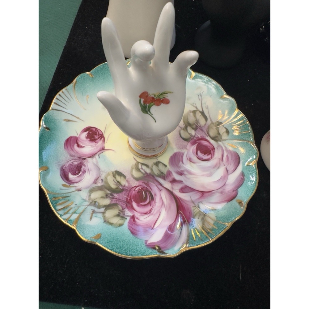 Jewelry Ring Display Hands Ceramic Porcelain Holder Lot Of 4 Mannequin - Picture 2 of 14